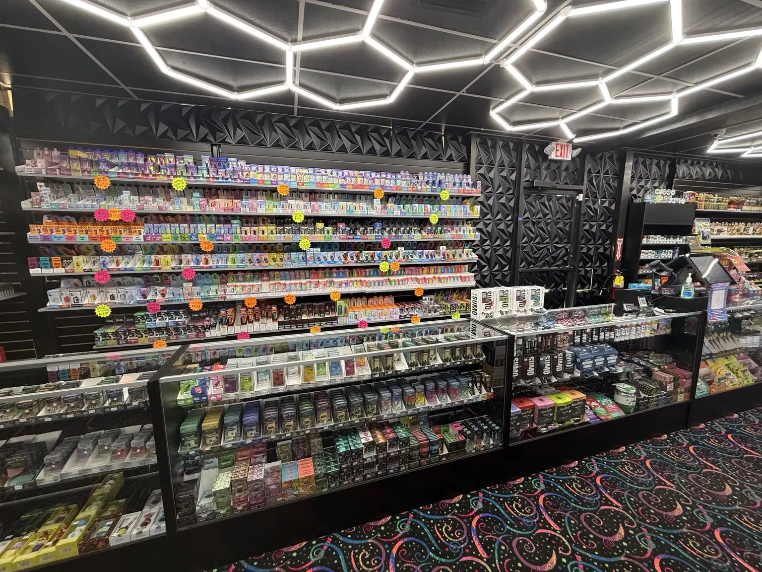 Vape selection at Habibi